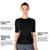T-shirt 3D - brûle graisse et sculpte silhouette