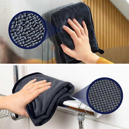 Serviette de séchage microfibre